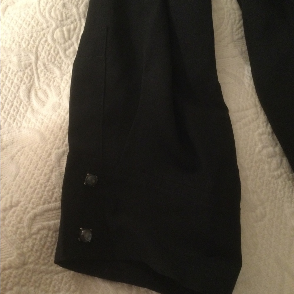 Worth Black Silk Crepe Blouse - Picture 6 of 10